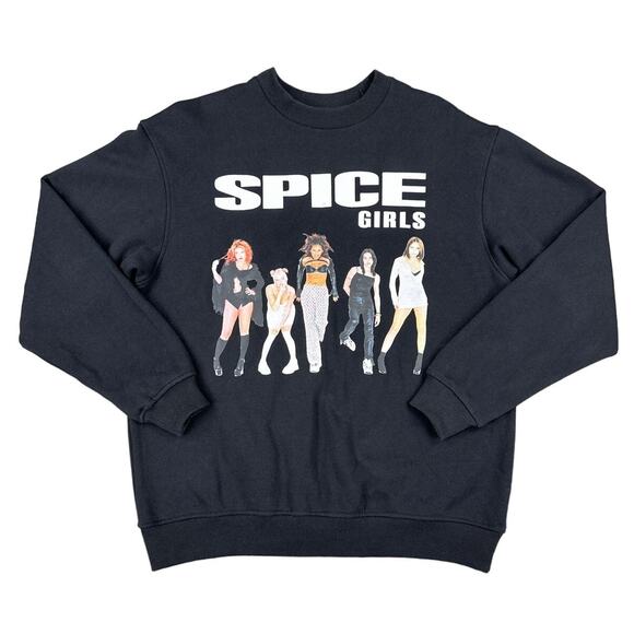 Cotton On - Spice Girls Sweatshirt in Black & White - Picture 1 of 4